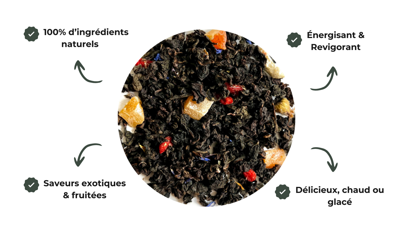 sachet Délice Tibétain | Thé Oolong Fruits Exotiques
